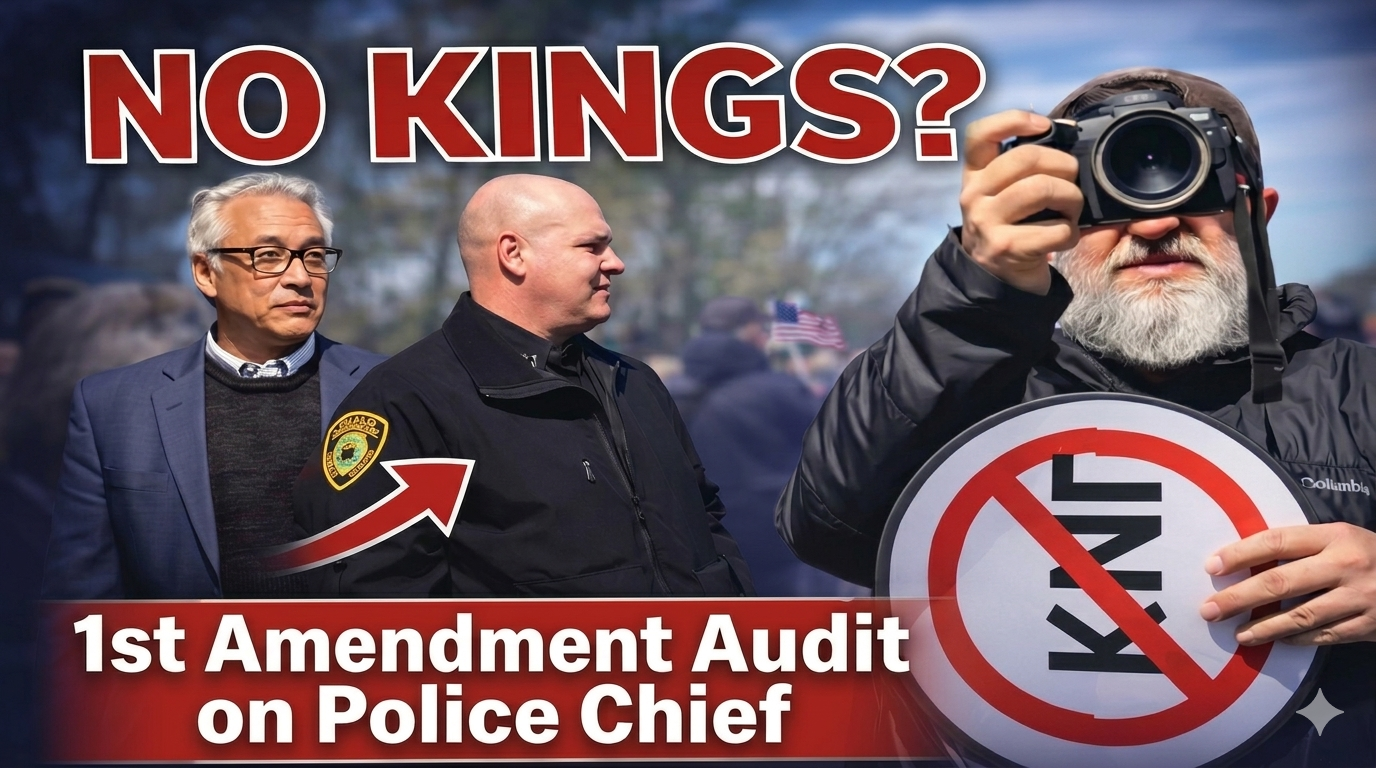 No Kings Protest 2026 - 1A Audit on Police Chief