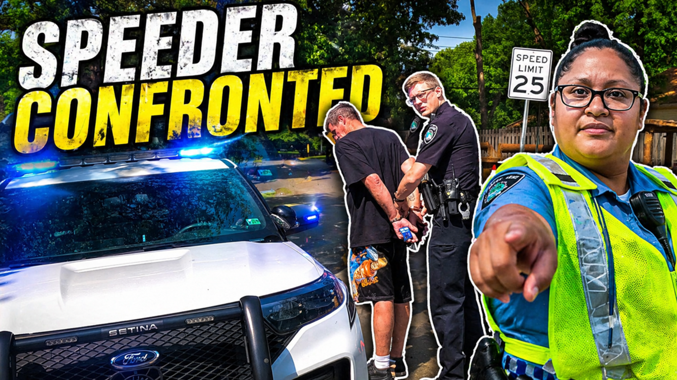 Speeding Police Aide CONFRONTED / Tweaker Arrested