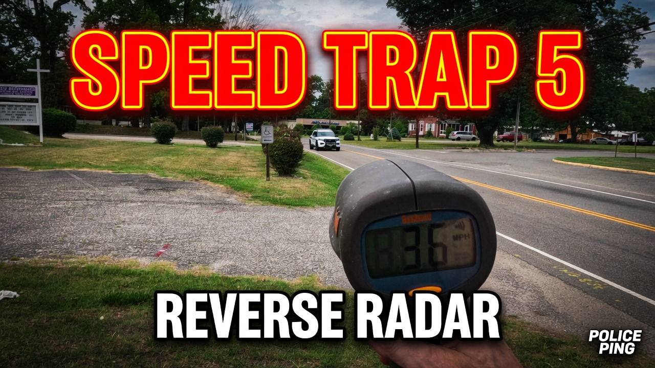 Checking Public Servants Speed in a 25 MPH Zone