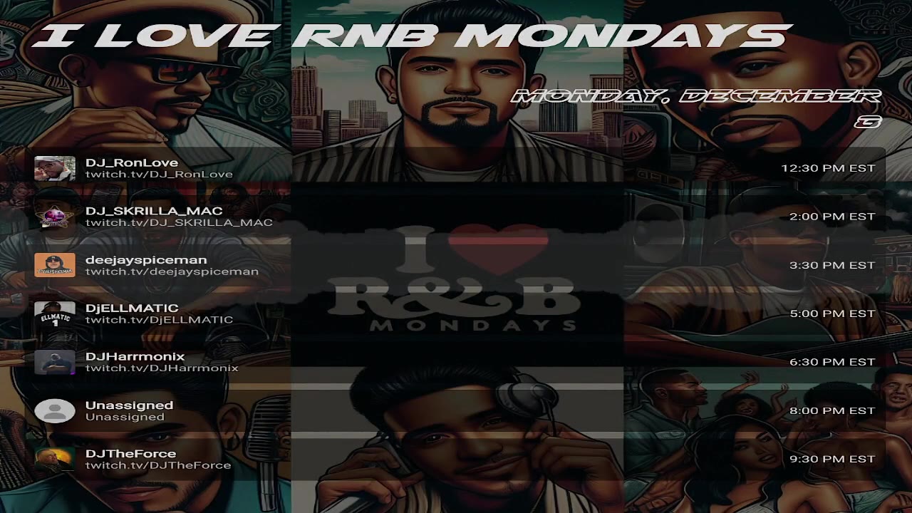 I LOVE R&B MONDAYS
