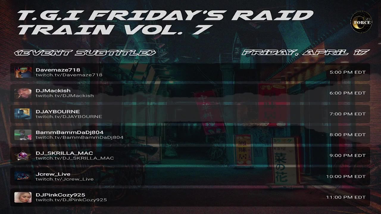 T.G.I FRIDAY'S RAID TRAIN VOL. 7