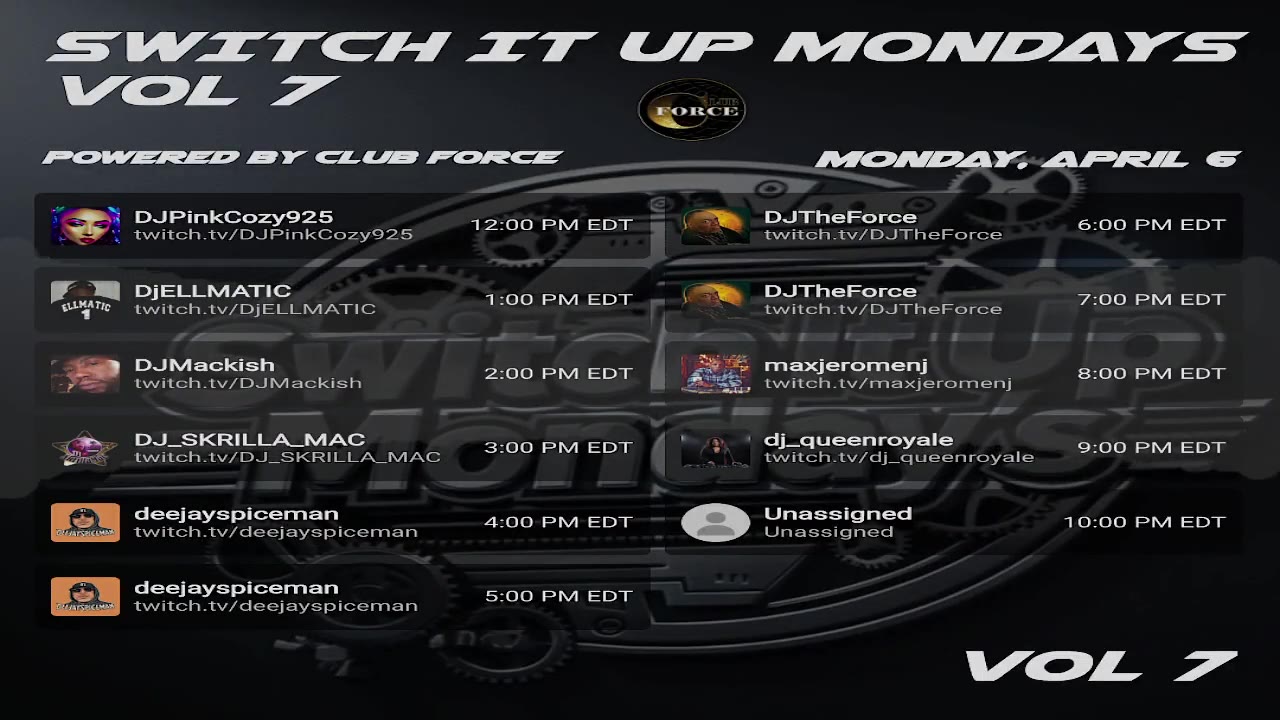 SWITCH IT UP MONDAYS VOL 7