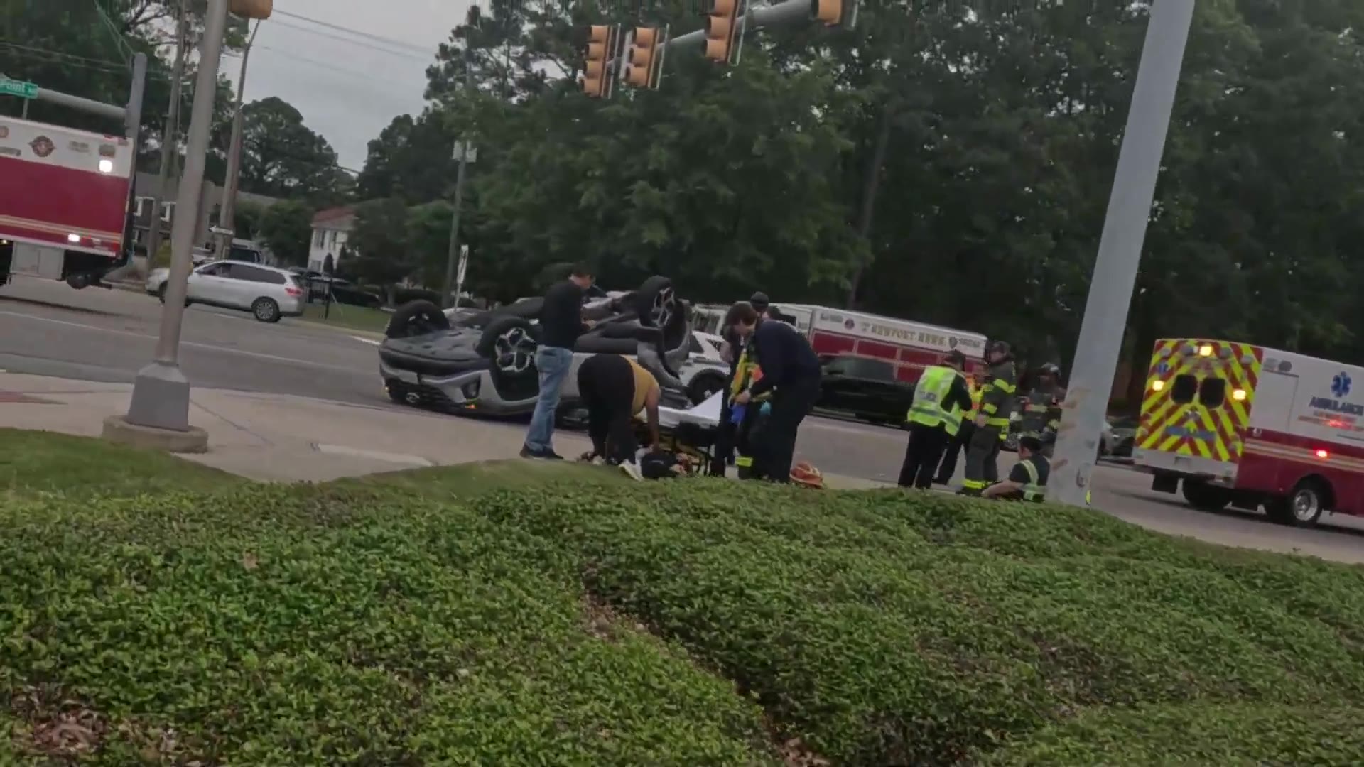Serious Rollover Accident - Rescue Operation