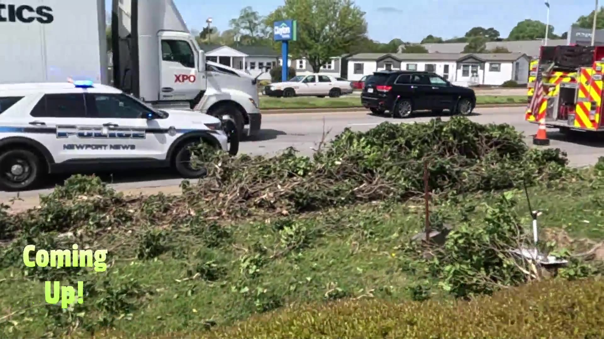 18 Wheeler Forces driver off Road